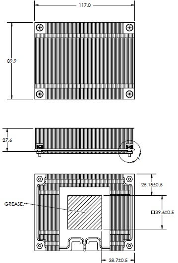 VCH2185 2 Vapor Chamber Heatsink